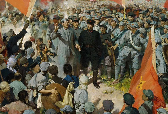 曾隨志愿軍入朝作戰(zhàn)軍旅畫家何孔德作品欣賞