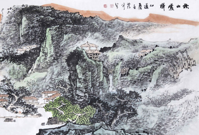 中國美術家協會會員，李可染畫院特聘畫家許澄宇國畫作品欣賞