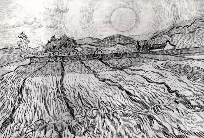 99張梵高經典素描作品，免費下載收藏！