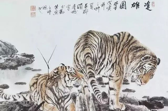 中國美術家協會會員，江蘇省花鳥畫研究會副會長顧青蛟國畫作品欣賞