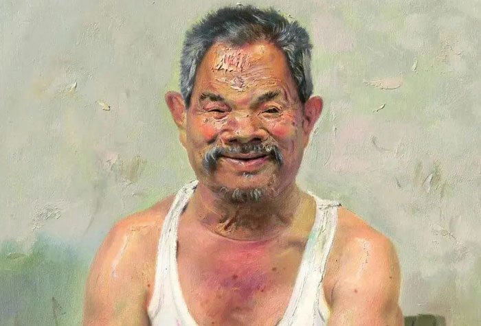 清華大學美術學院教授忻東旺，油畫作品生動傳神！卓越的藝術才華!收藏