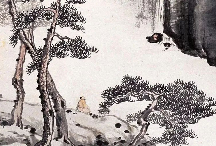 現代著名中國畫家、書法家賀天健作品欣賞，高曠遼遠、大氣磅礴