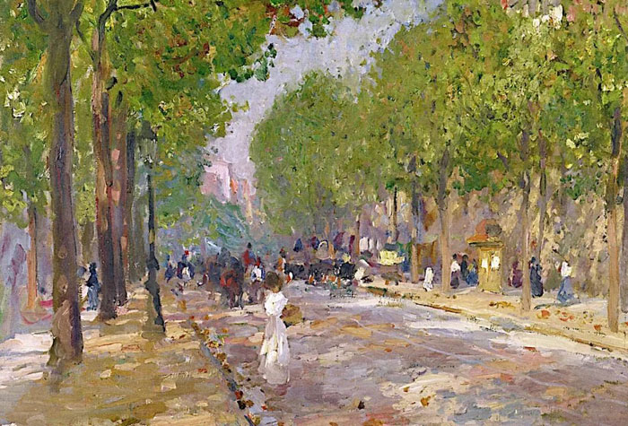 澳大利亞畫家菲利普斯·福克斯，有節奏感的筆觸，生動明亮的色彩