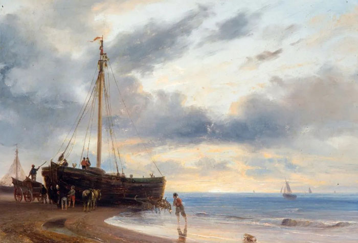 荷蘭畫家尼古拉斯·約翰內(nèi)斯·魯森博姆，浪漫主義風景畫作品欣賞