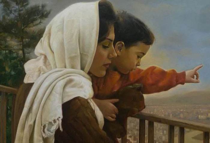 伊朗畫(huà)家伊曼·馬勒基，隱藏于內(nèi)的情感釋放