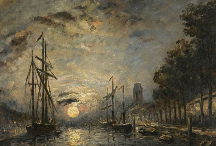 荷蘭畫家約翰·瓊坎德，莫奈眼中的老師，印象派的直接啟蒙者