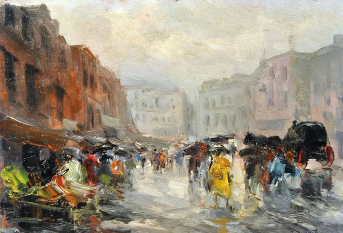 意大利印象派畫家弗朗切斯科·迪·馬里諾作品欣賞