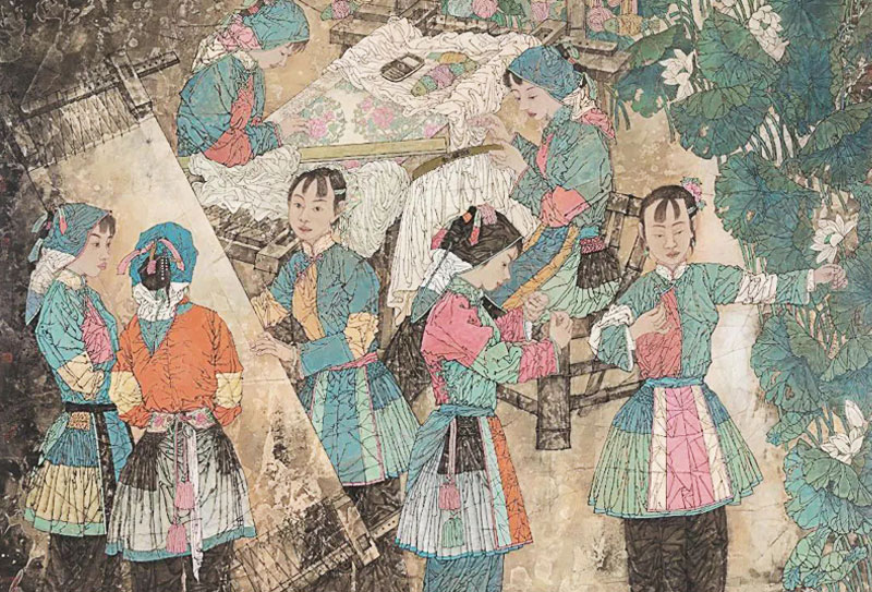 中國美術(shù)家協(xié)會(huì)理事，中國工筆畫學(xué)會(huì)副會(huì)長徐惠泉作品欣賞