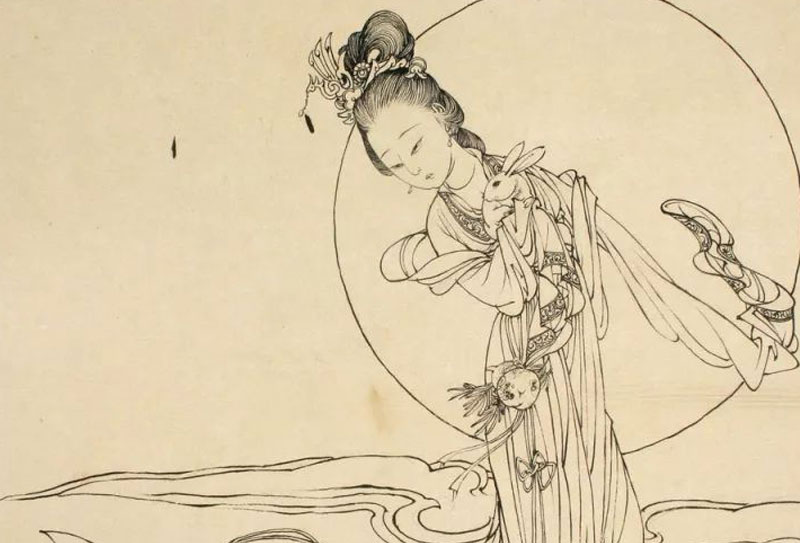 蔡嵐工筆人物白描卷66圖，美極了