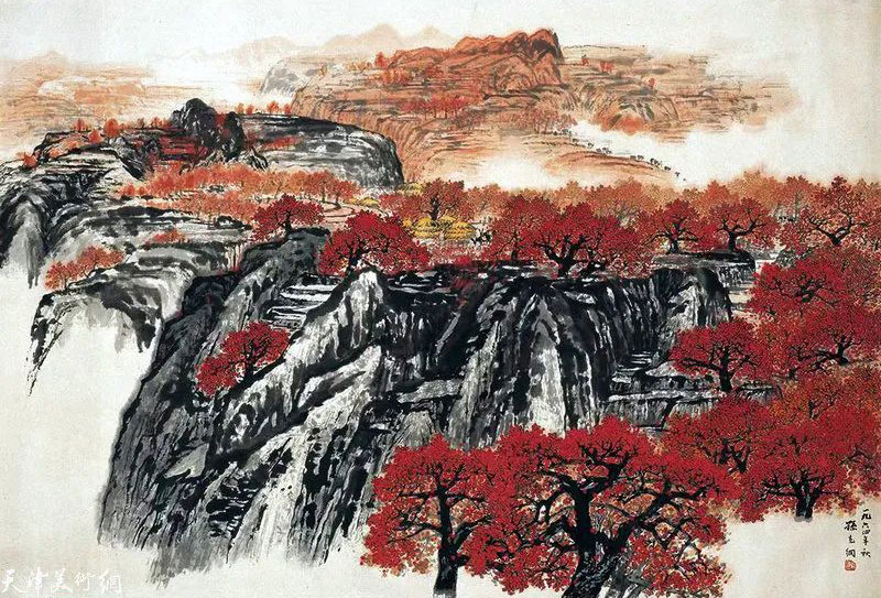 曾為天津畫院一級畫師、中國美術(shù)家協(xié)會理事孫克綱先生國畫山水欣賞