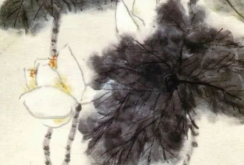 “海派”大師蒲華，寫意《荷花》水墨作品 ，可媲美吳昌碩