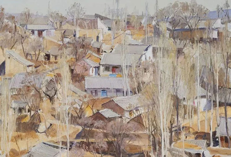 西安美術學院油畫系教授崔國強油畫作品鑒賞