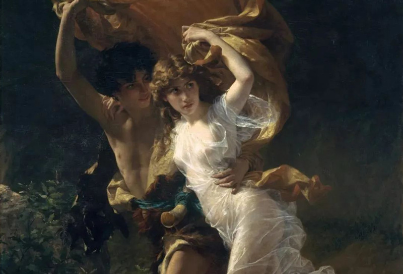 法國學院藝術畫家埃爾·奧古斯特·庫特油畫欣賞