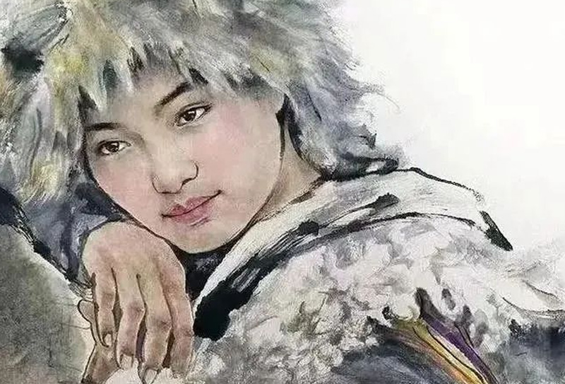 甘肅畫院專職畫家賈青重國畫人物作品鑒賞